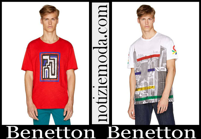 T Shirts Benetton Primavera Estate 2019 Uomo
