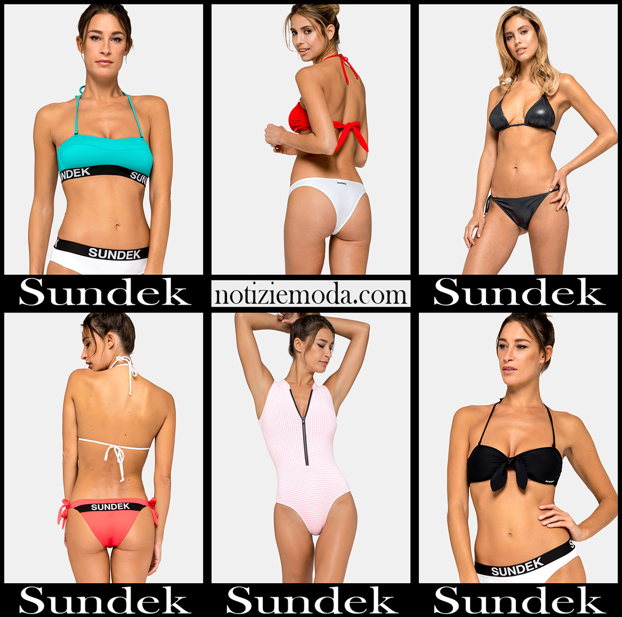 Bikini Sundek 2020 costumi da bagno donna accessori