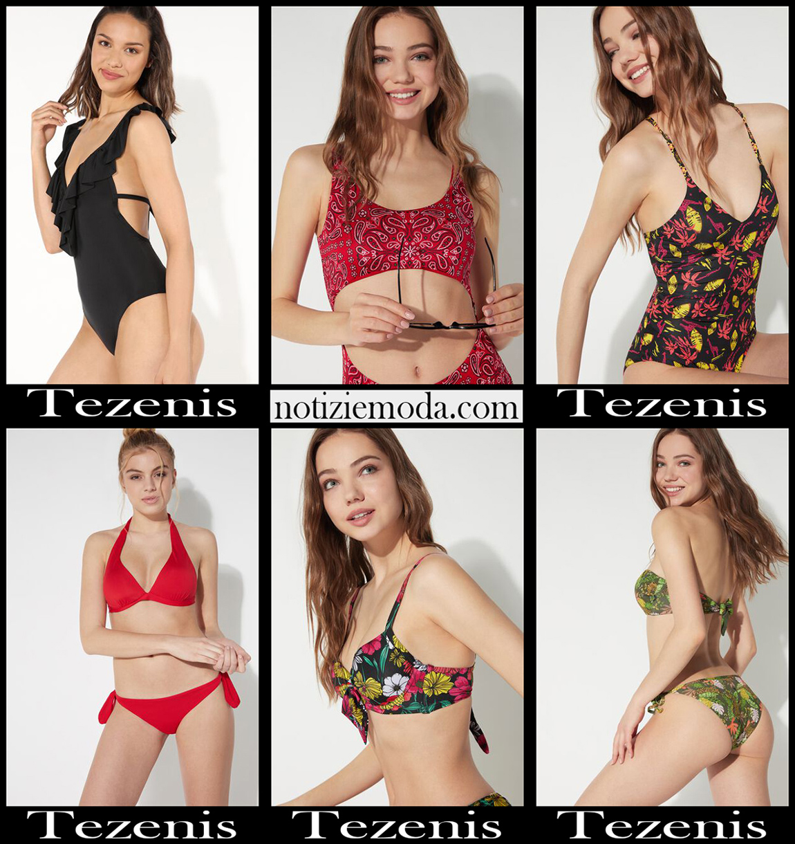 Bikini Tezenis 2020 costumi da bagno donna accessori