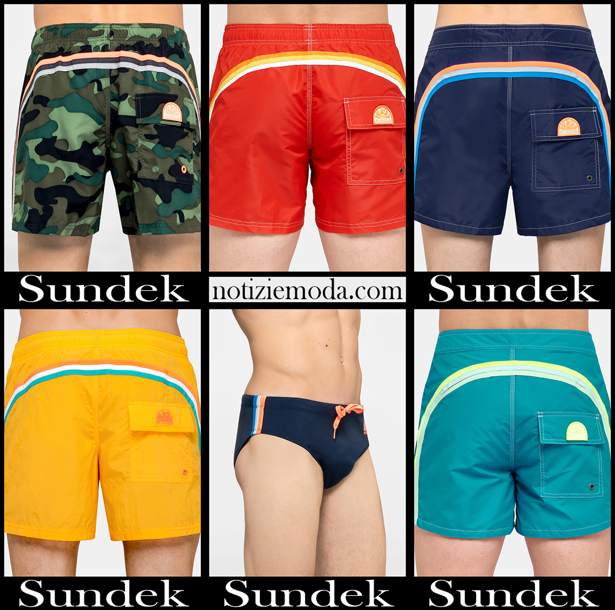 Boardshorts Sundek 2020 costumi da bagno uomo