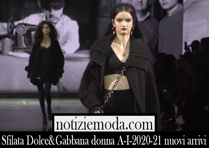 Sfilata Dolce Gabbana 2020 21 autunno inverno donna