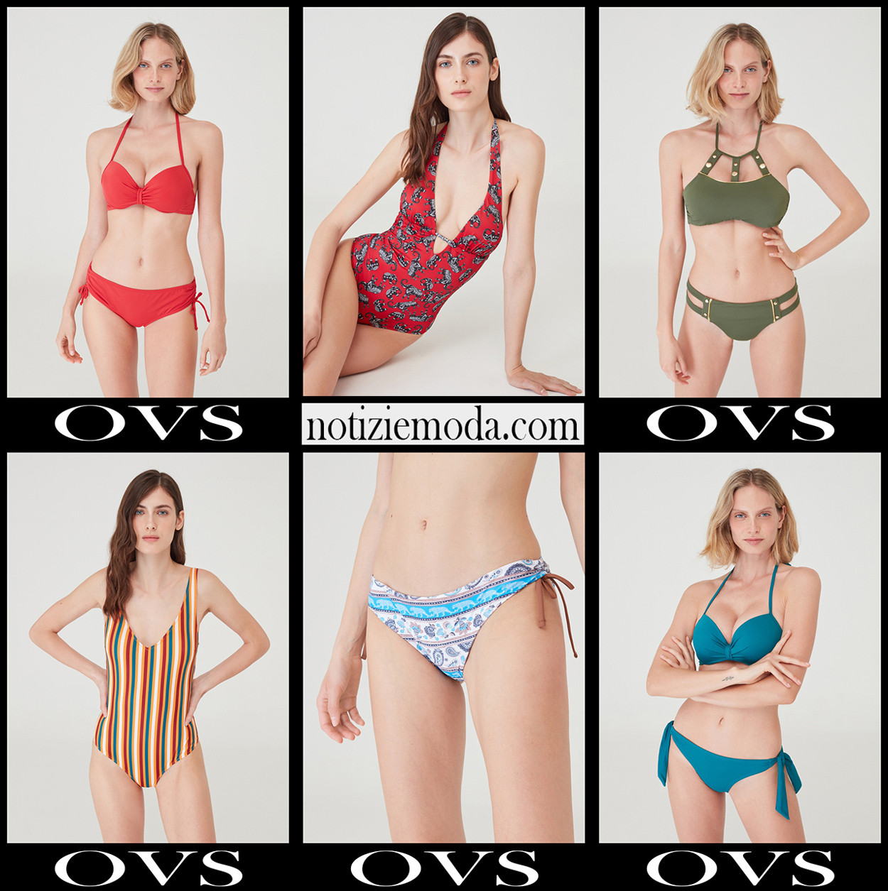 Bikini OVS 2020 costumi da bagno donna accessori