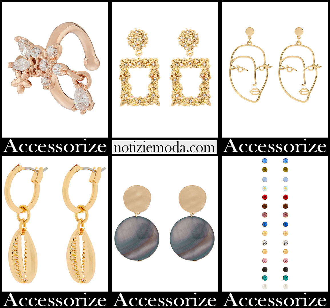 Orecchini Accessorize 2020 nuovi arrivi donna accessori