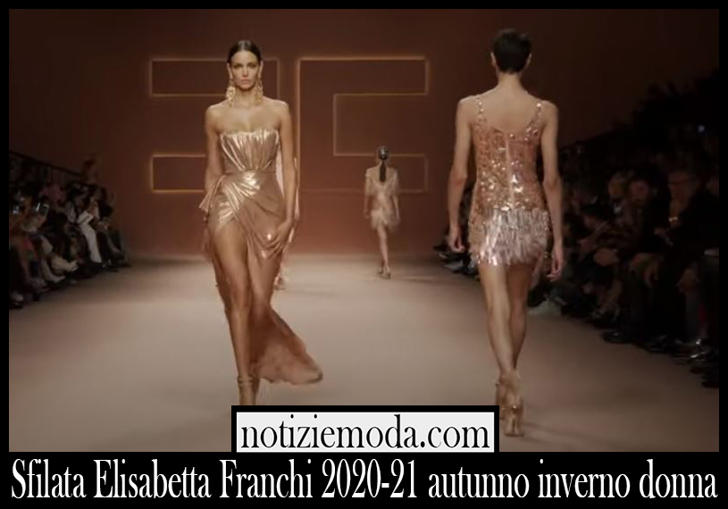 Sfilata Elisabetta Franchi 2020 21 autunno inverno donna