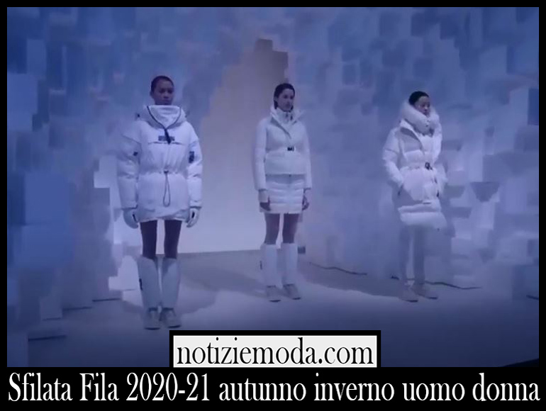 Sfilata Fila 2020 21 autunno inverno uomo donna