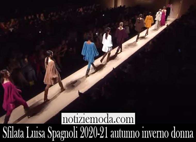 Sfilata Luisa Spagnoli 2020 21 autunno inverno donna