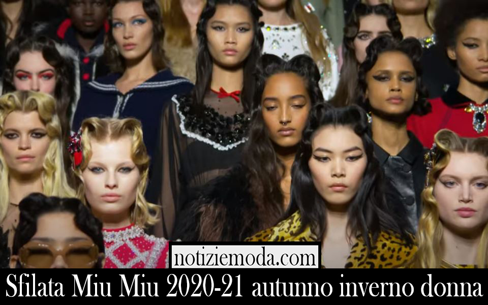 Sfilata Miu Miu 2020 21 autunno inverno donna