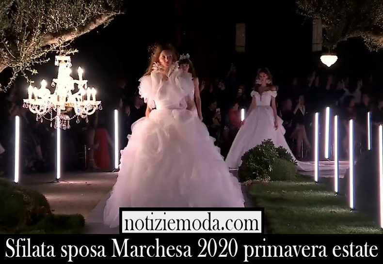 Sfilata sposa Marchesa 2020 primavera estate