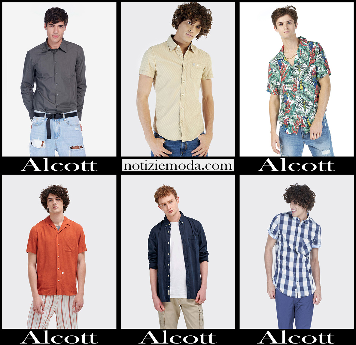 Camicie Alcott 2020 collezione uomo nuovi arrivi