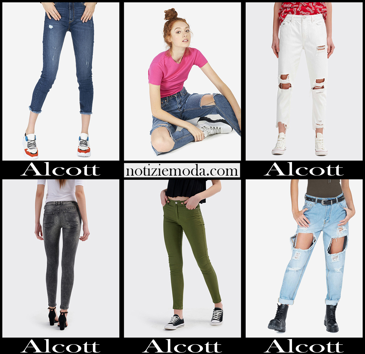 Jeans Alcott 2020 abbigliamento denim donna