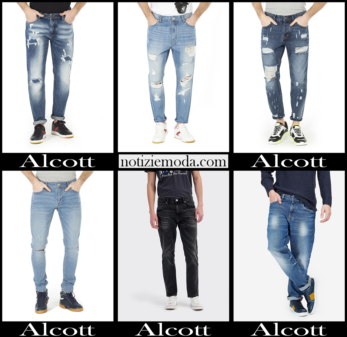 Jeans Alcott 2020 collezione uomo nuovi arrivi denim