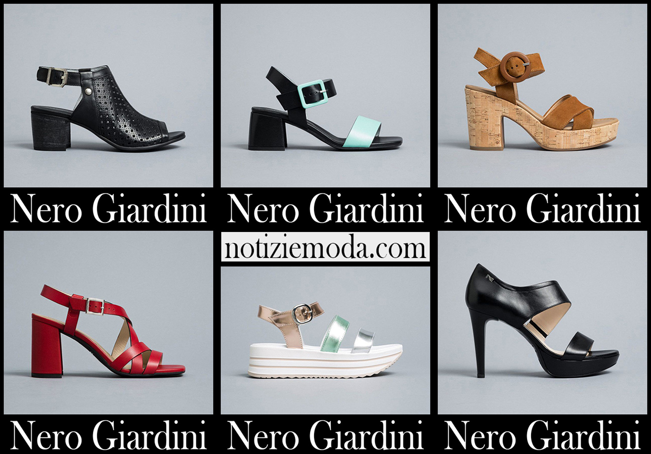 Sandali Nero Giardini 2020 nuovi arrivi scarpe donna