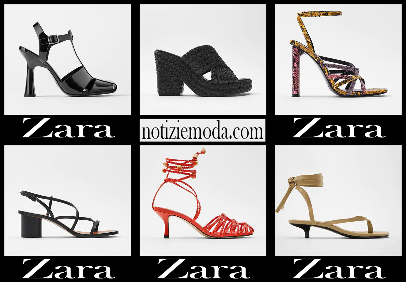 Sandali Zara 2020 21 nuovi arrivi scarpe donna