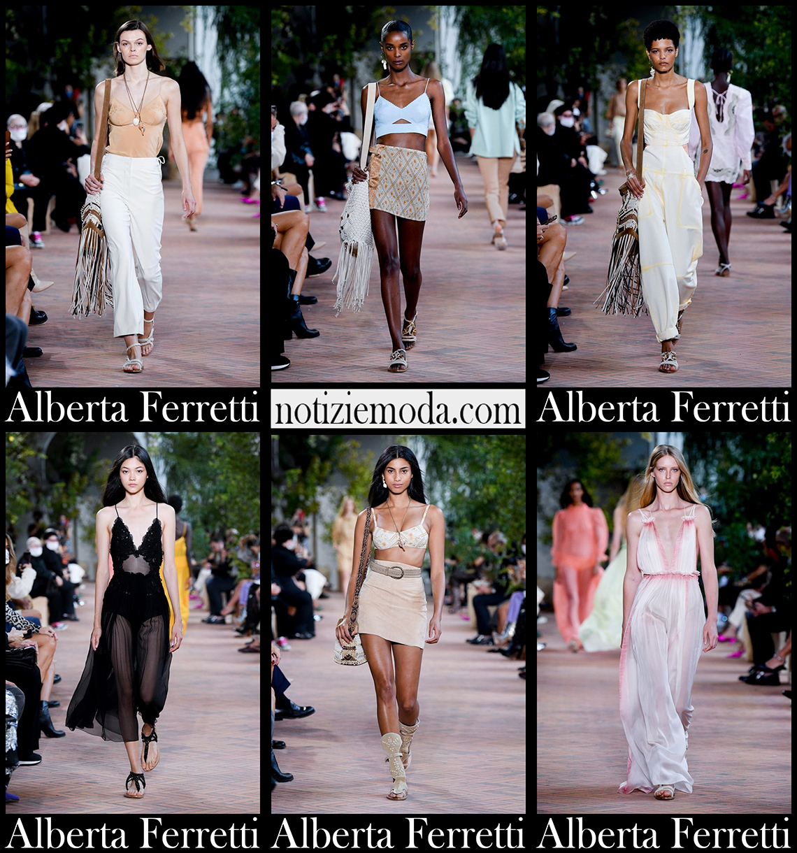 Collezione Alberta Ferretti primavera estate 2021 moda donna