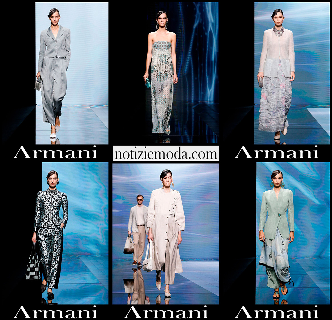 Collezione Armani primavera estate 2021 moda donna