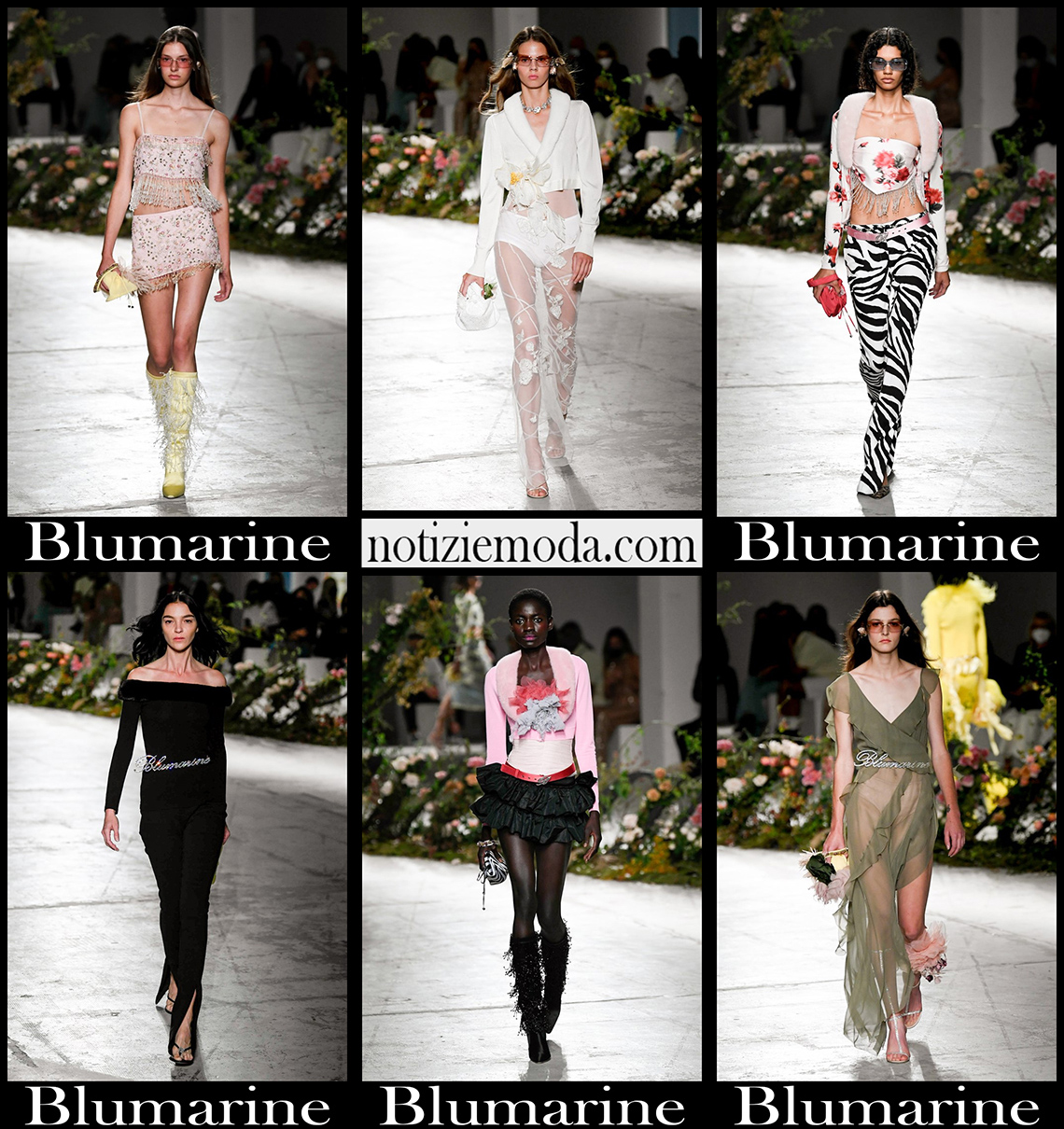 Collezione Blumarine primavera estate 2021 moda donna Collezione Blumarine primavera estate 2021 moda donna