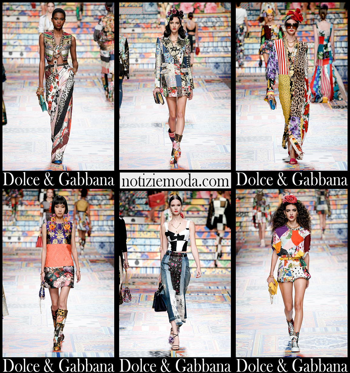 Collezione Dolce Gabbana primavera estate 2021 moda donna