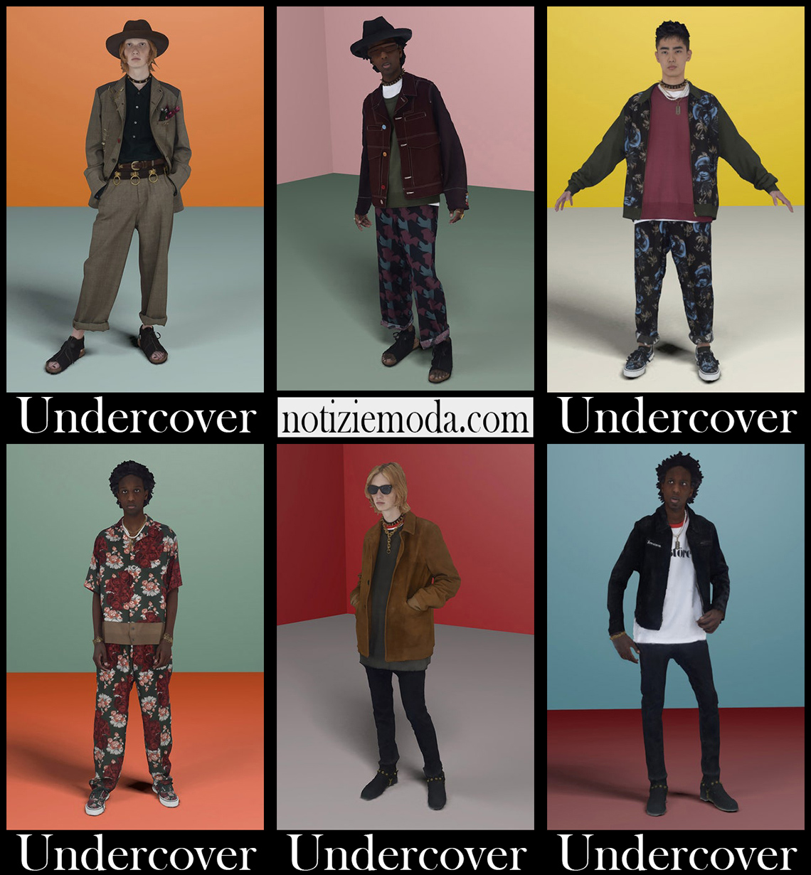 Collezione uomo Undercover primavera estate 2021