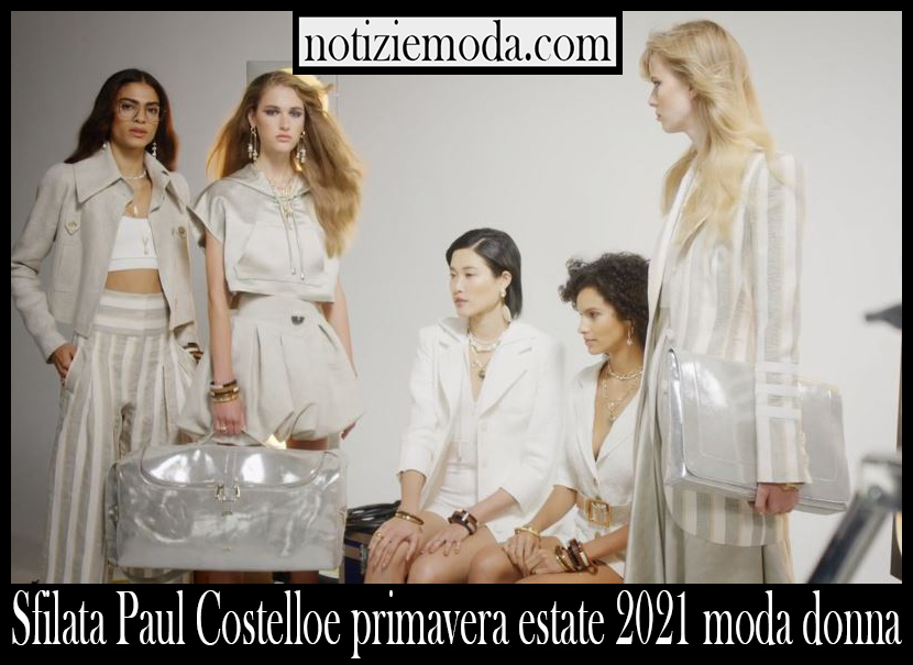 Sfilata Paul Costelloe primavera estate 2021 moda donna