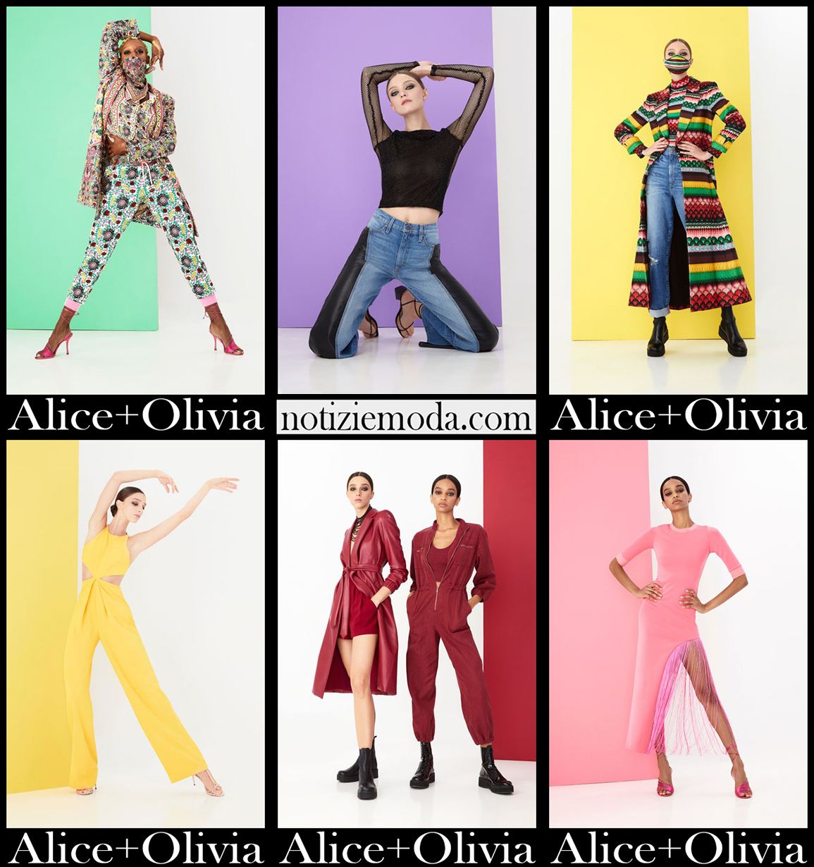 Collezione Alice Olivia primavera estate 2021 moda donna