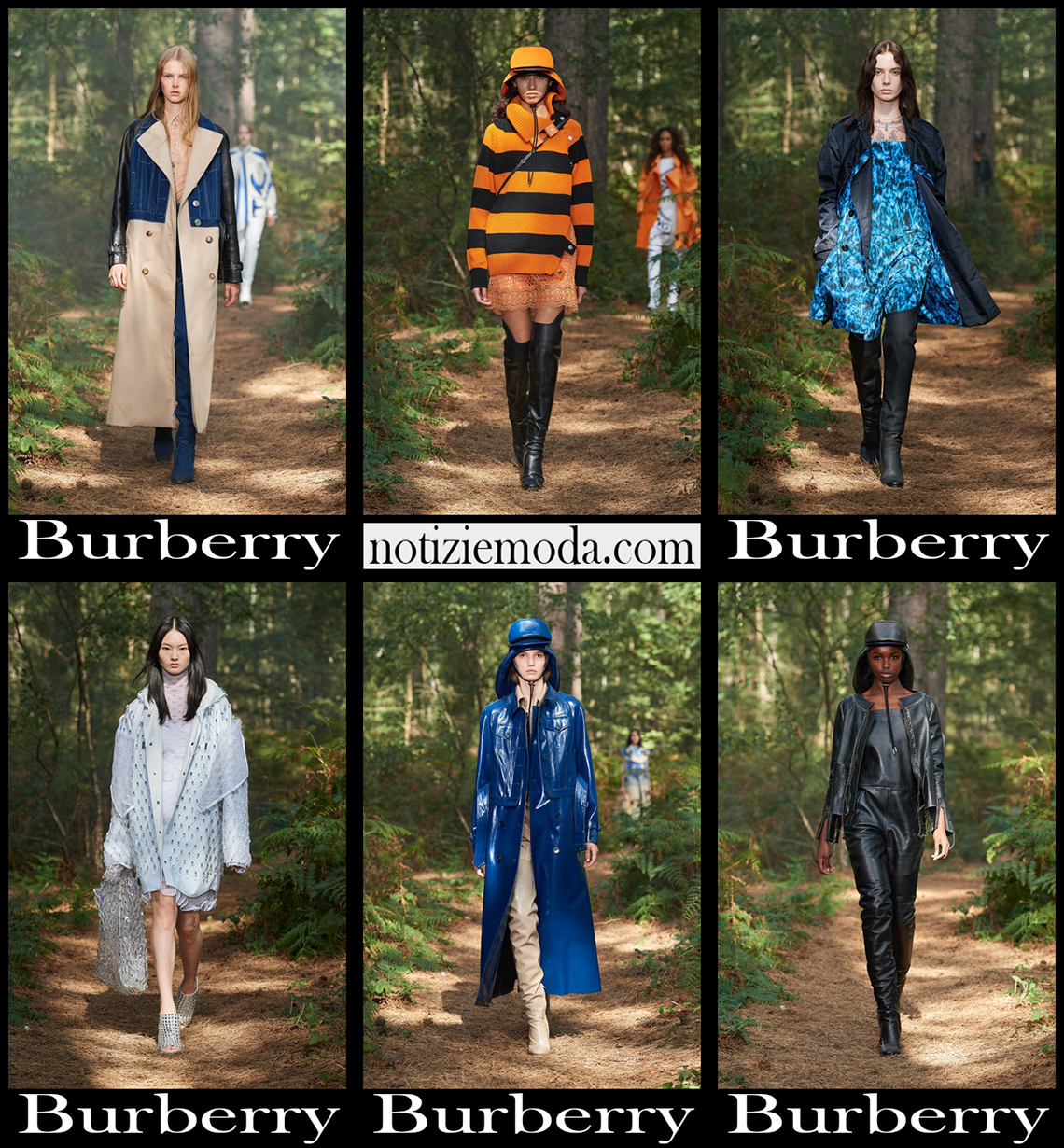 Collezione Burberry primavera estate 2021 moda donna