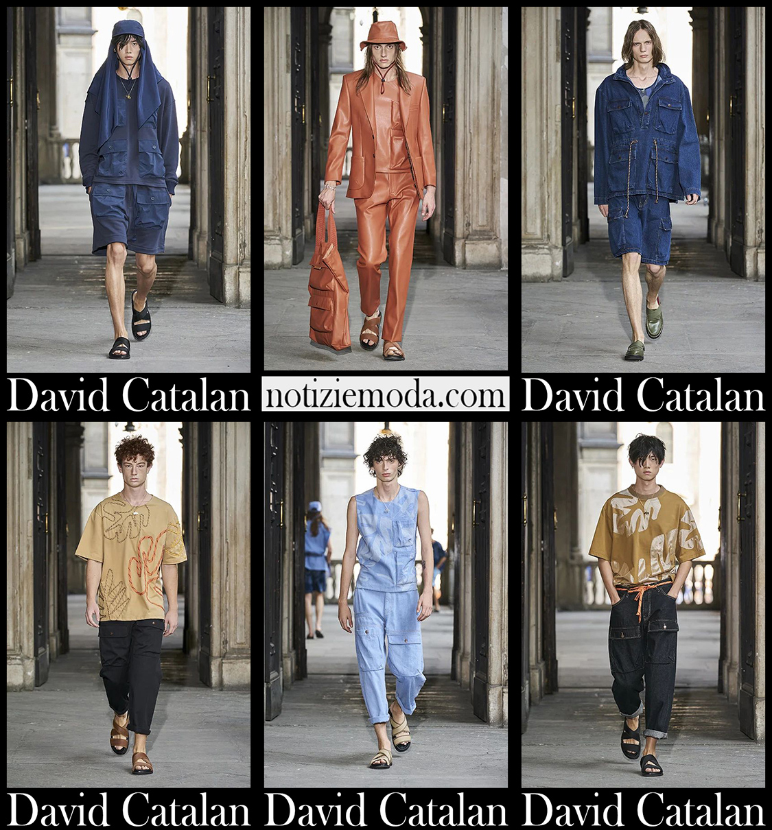 Collezione David Catalan primavera estate 2021 moda uomo