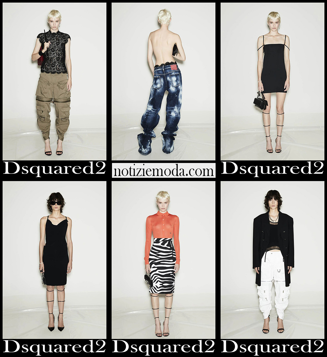 Collezione Dsquared2 primavera estate 2021 moda donna