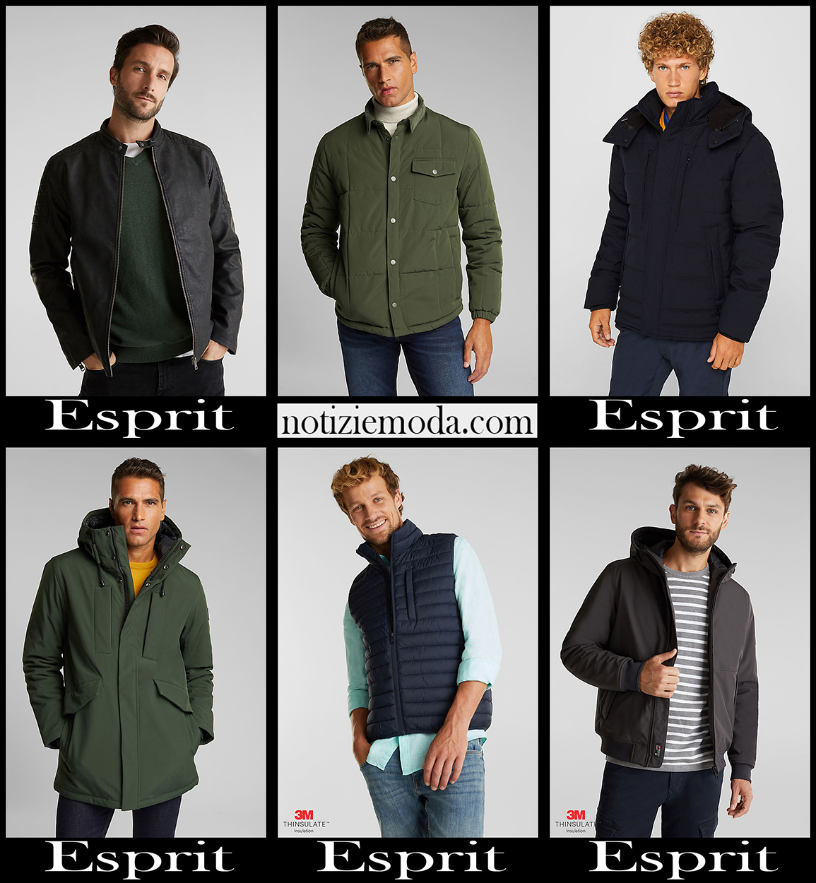 Giacche Esprit 20 2021 autunno inverno moda uomo