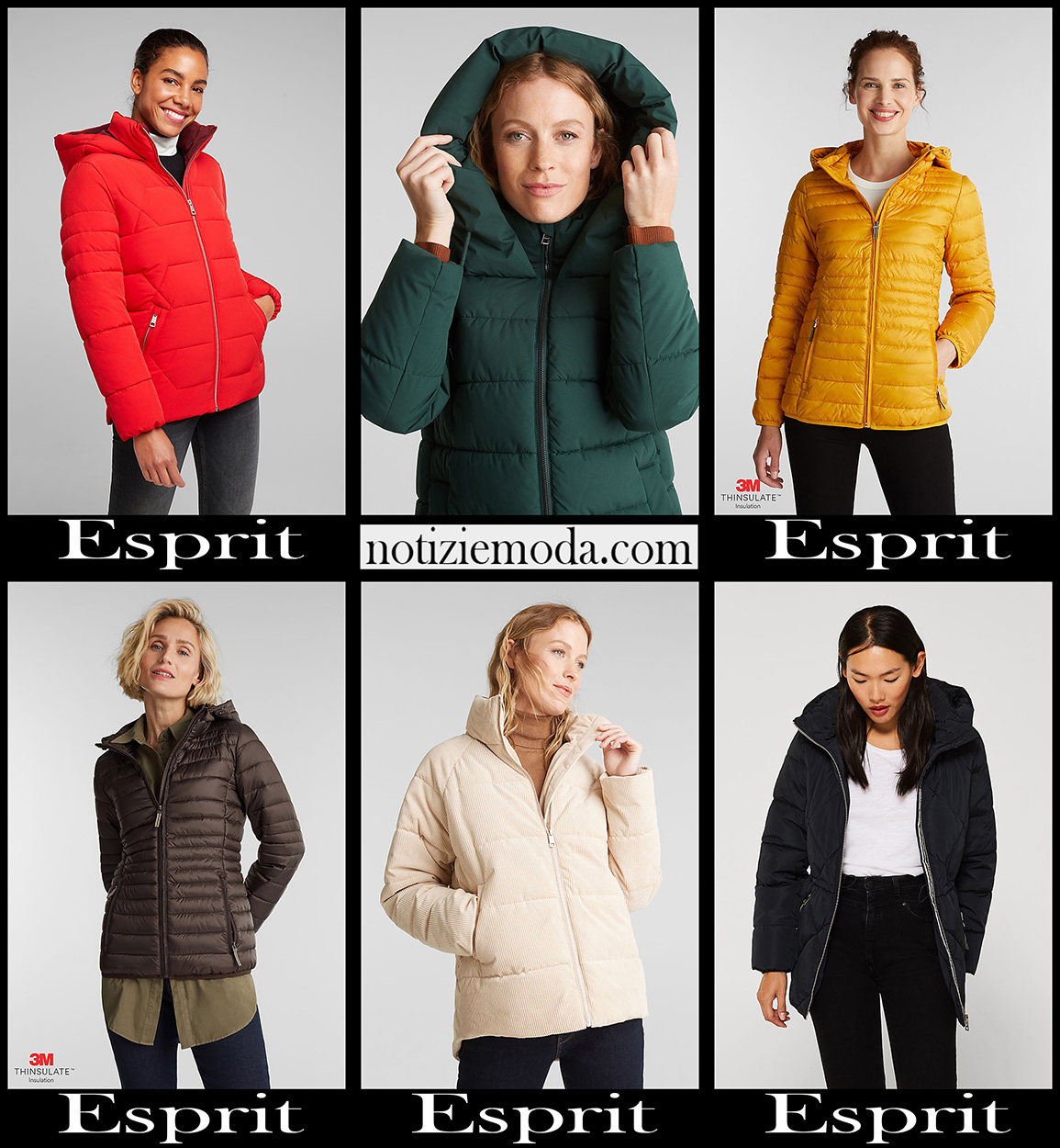 Piumini Esprit 20 2021 autunno inverno moda donna
