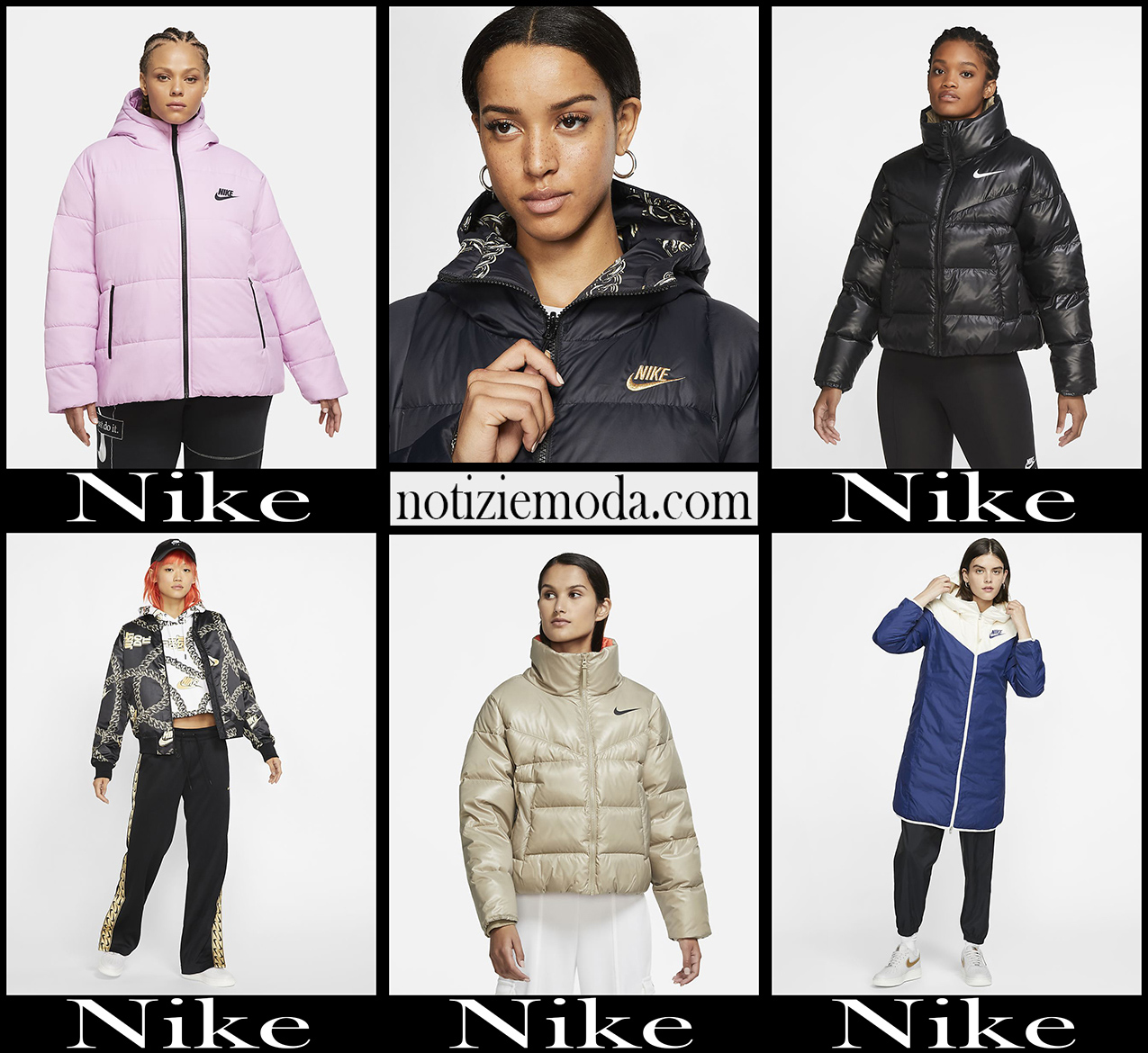 Piumini Nike 20 2021 autunno inverno moda donna