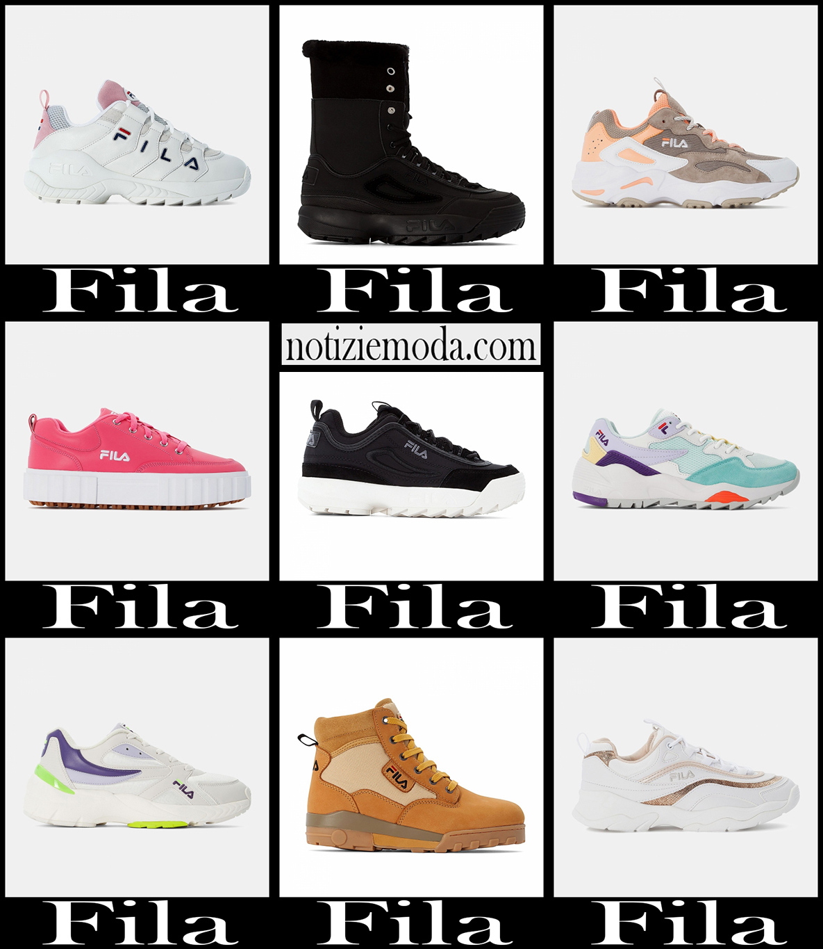 Scarpe Fila 20 2021 autunno inverno moda donna