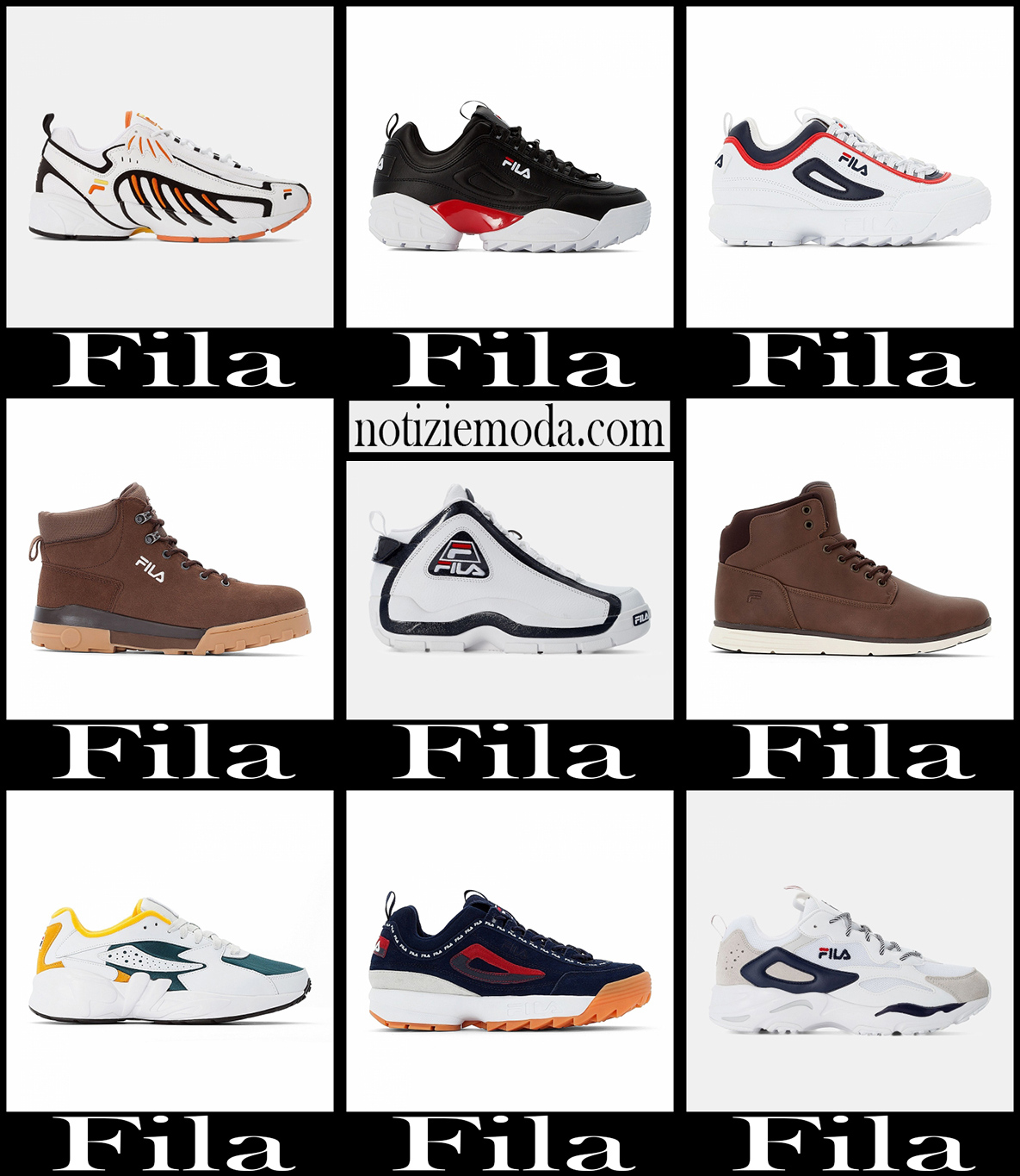 Scarpe Fila 20 2021 autunno inverno moda uomo