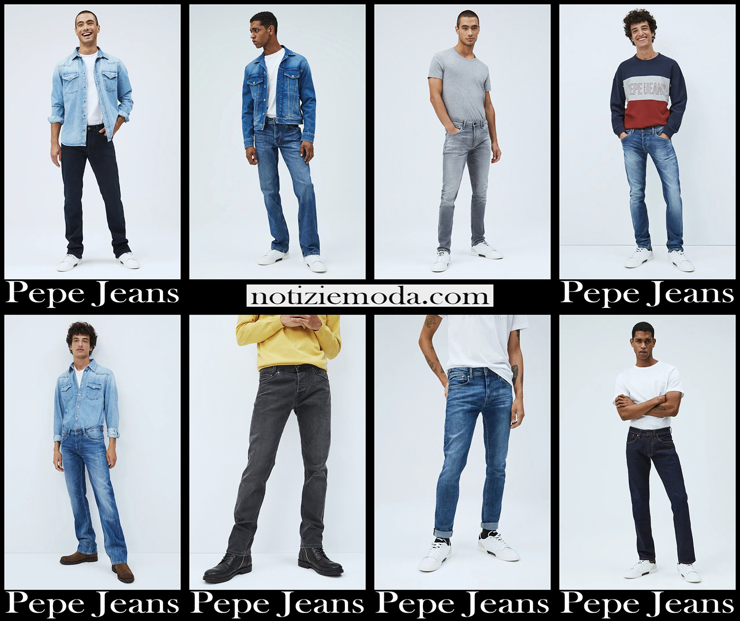 Nuovi arrivi Pepe Jeans 2021 abbigliamento denim uomo