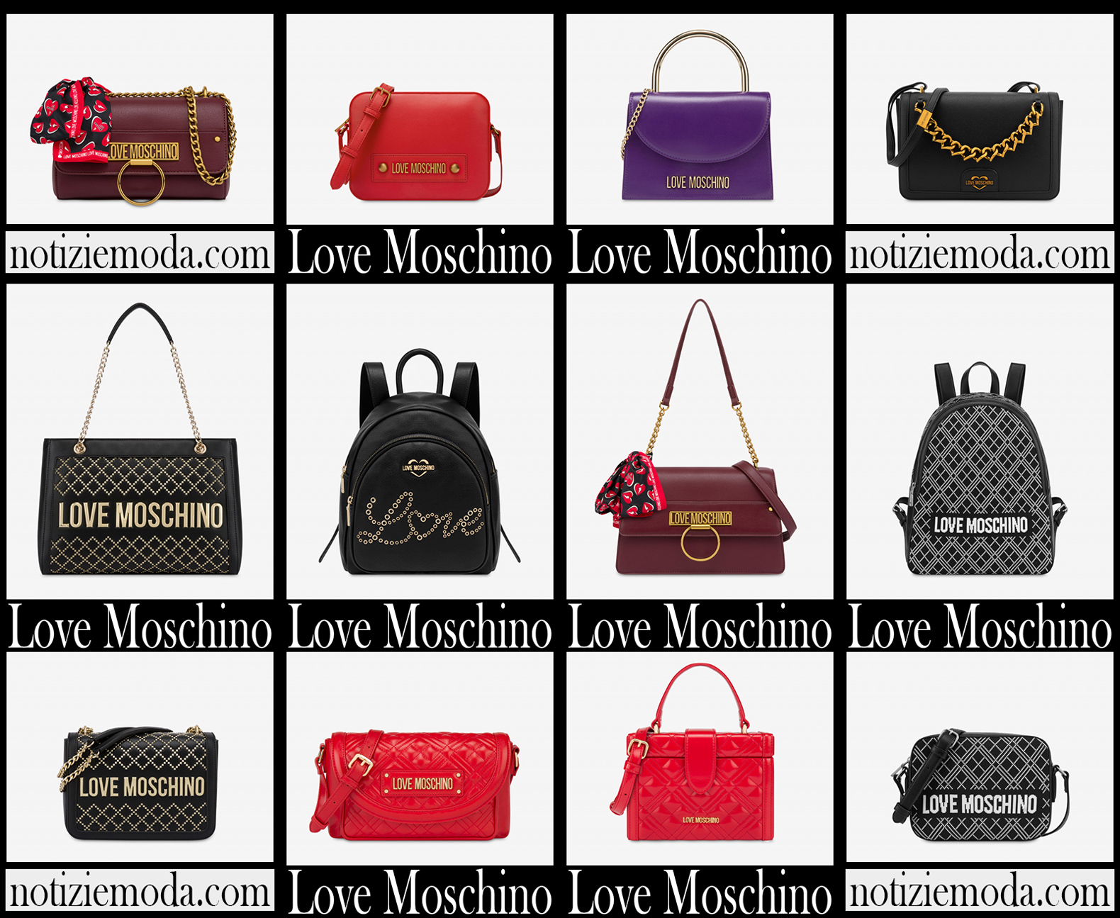 Nuovi arrivi borse Love Moschino 2021 accessori donna