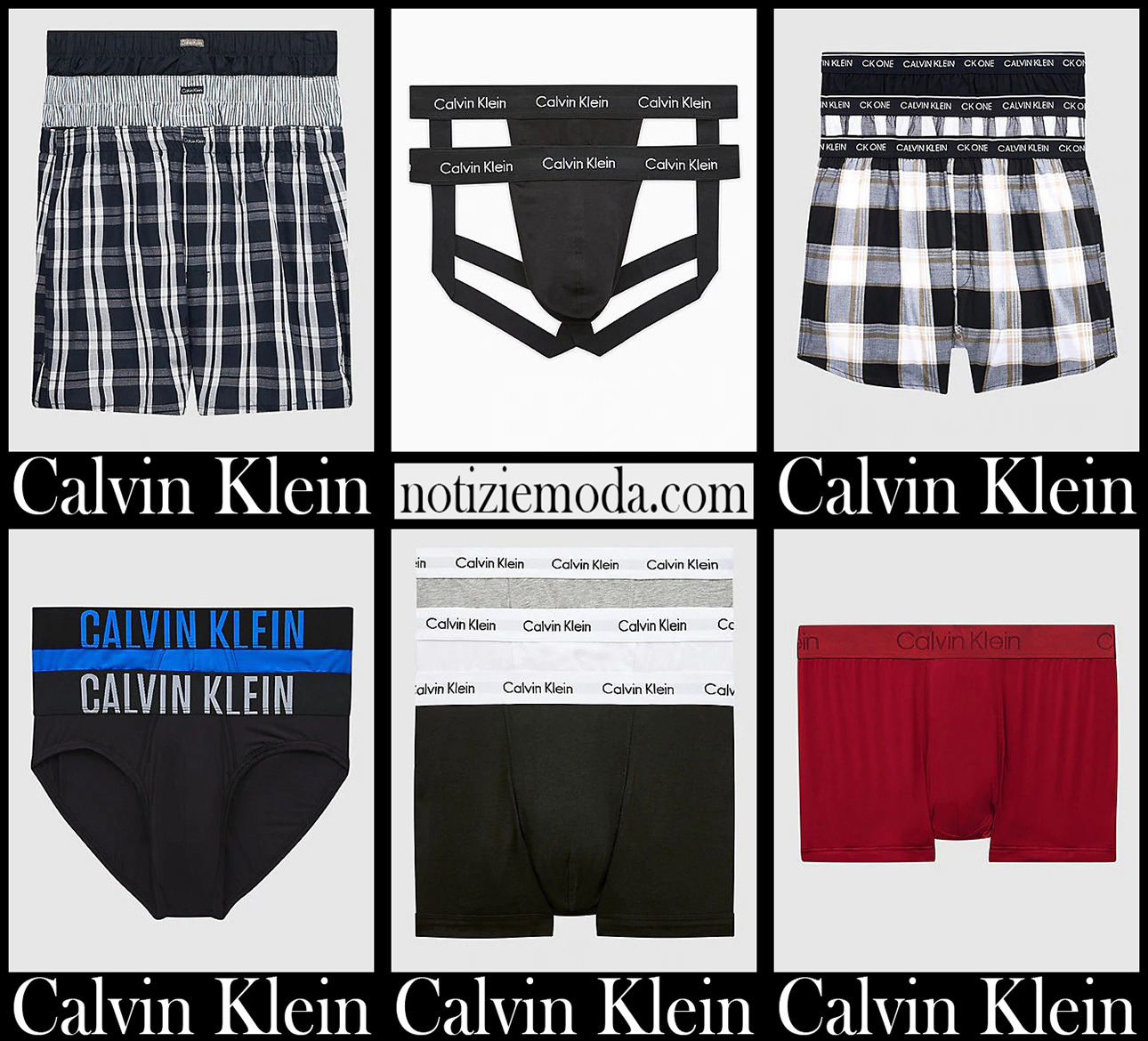 Nuovi arrivi intimo Calvin Klein 21 boxer slip moda uomo