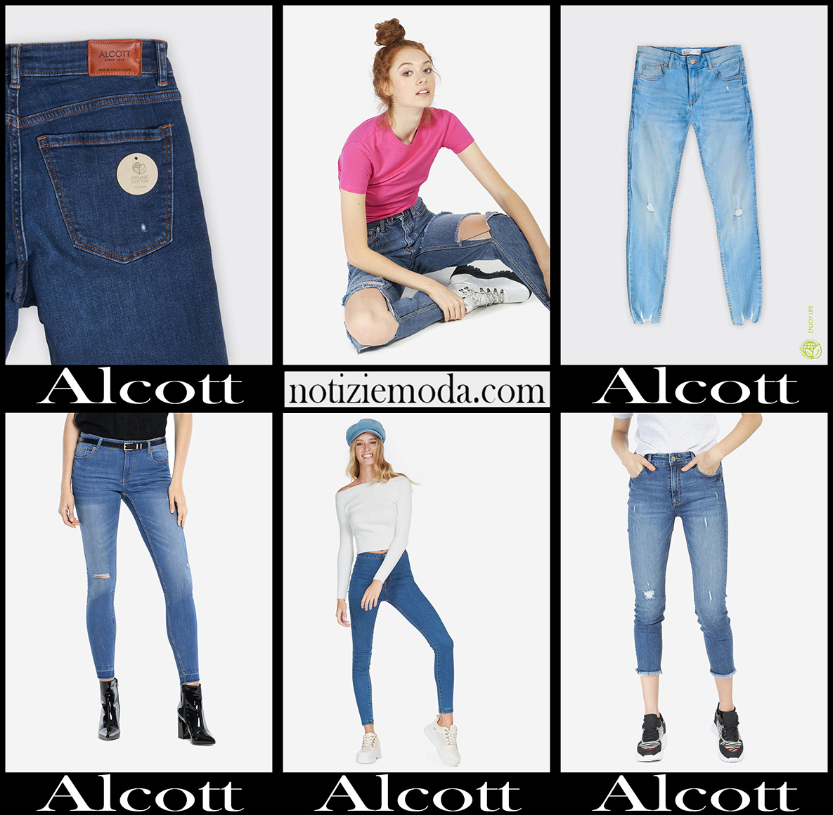 Nuovi arrivi jeans Alcott 2021 abbigliamento denim donna