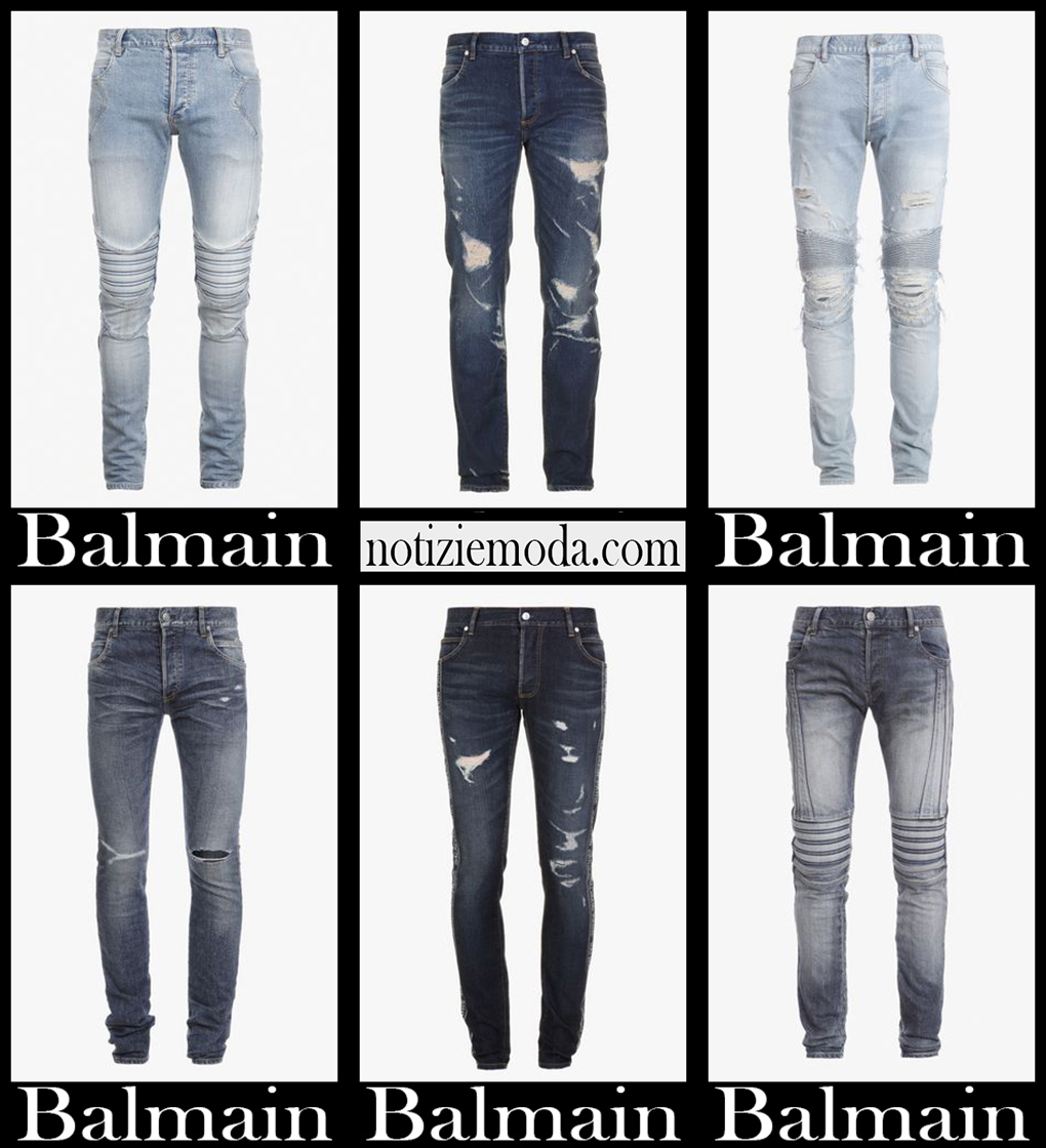 Nuovi arrivi jeans Balmain 2021 abbigliamento uomo
