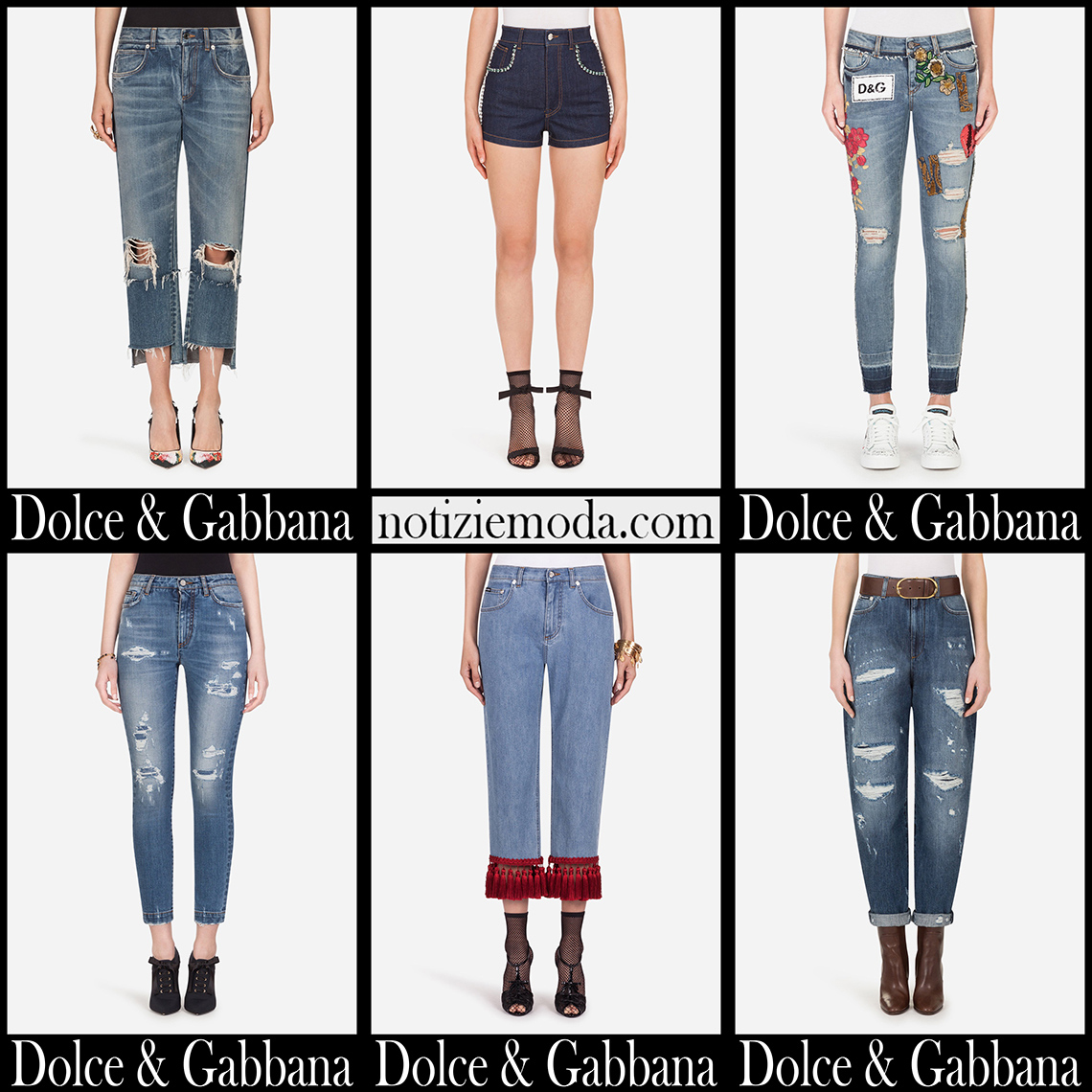 Nuovi arrivi jeans Dolce Gabbana 2021 autunno inverno donna