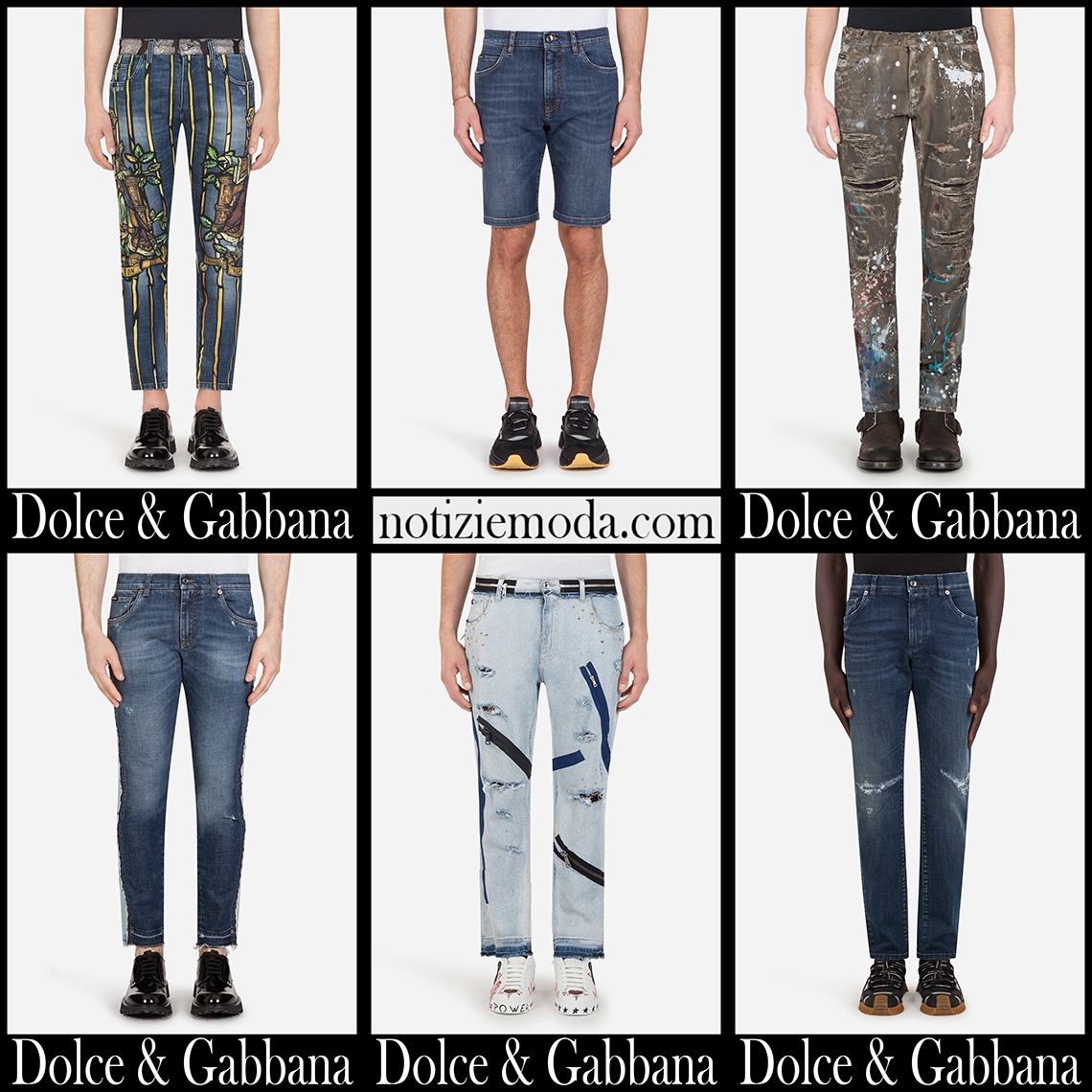 Nuovi arrivi jeans Dolce Gabbana 2021 autunno inverno uomo