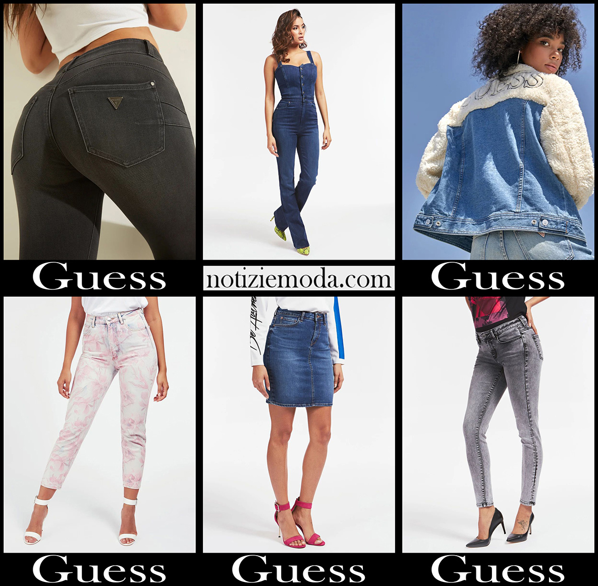 Nuovi arrivi jeans Guess 2021 autunno inverno donna