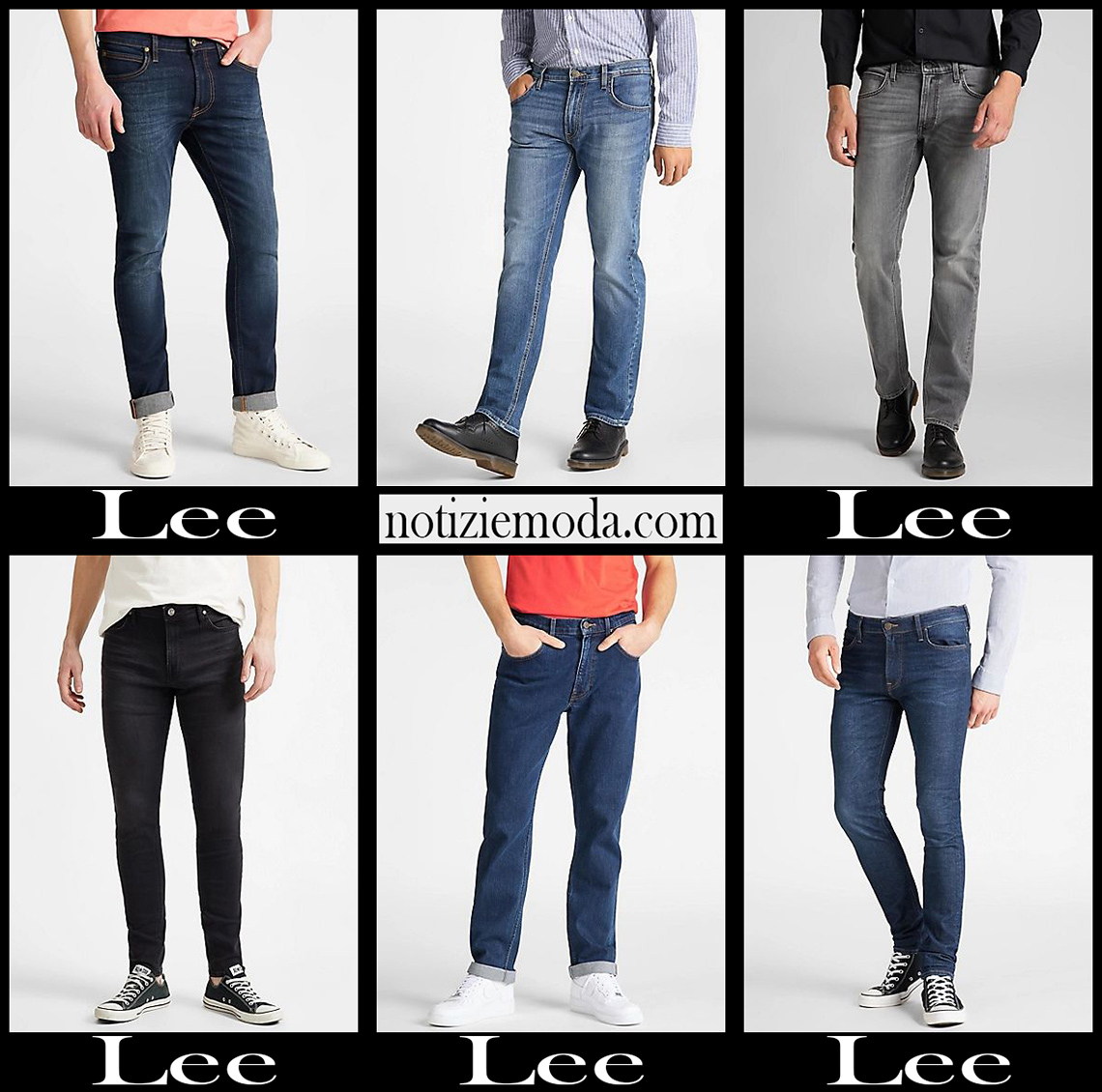 Nuovi arrivi jeans Lee 2021 abbigliamento denim uomo