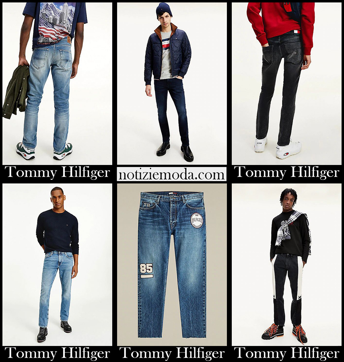 Nuovi arrivi jeans Tommy Hilfiger 2021 abbigliamento uomo