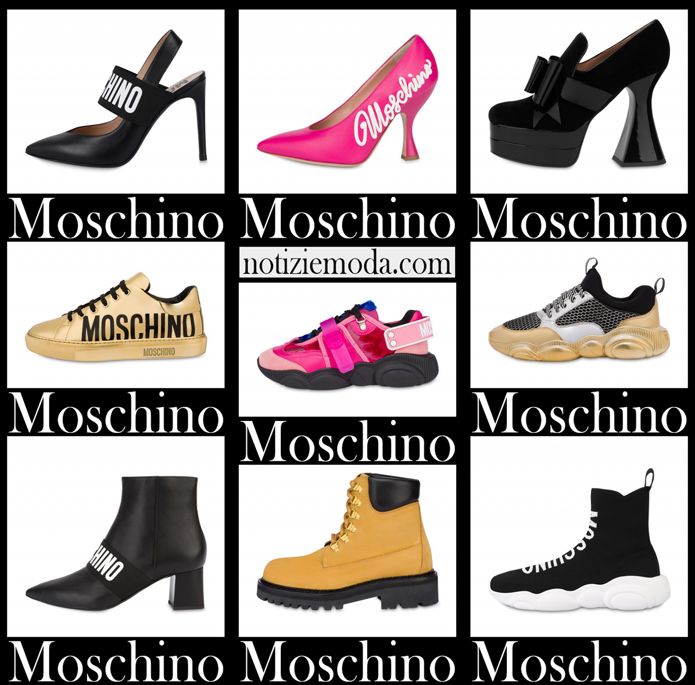 Nuovi arrivi scarpe Moschino 2021 calzature moda donna