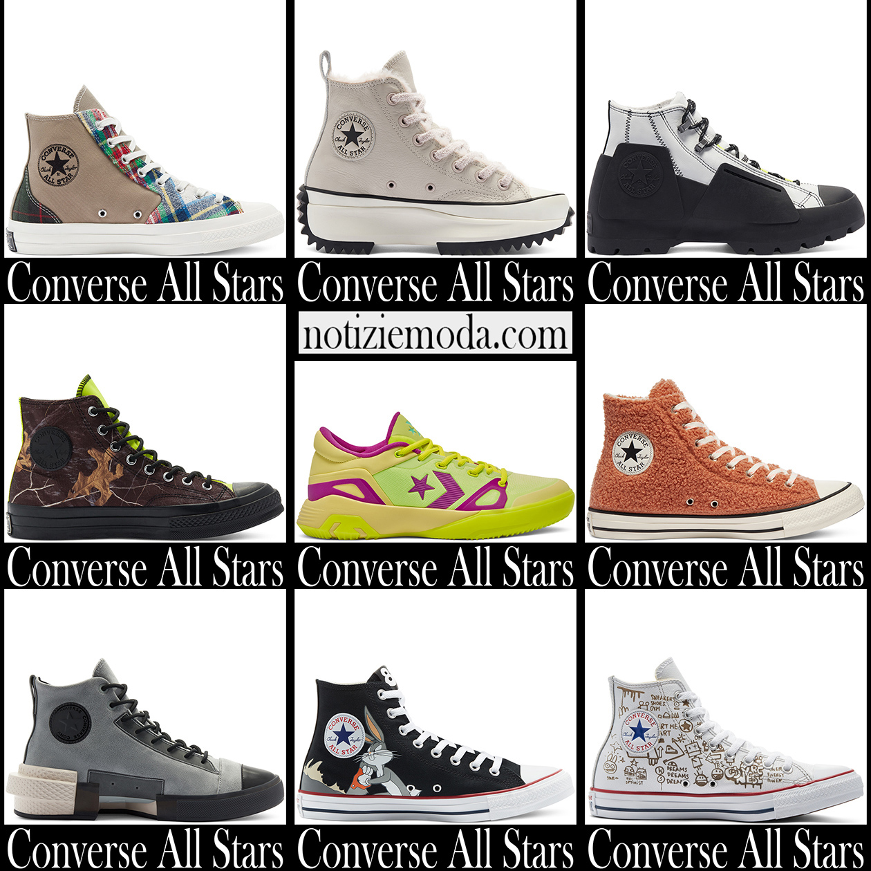 Nuovi arrivi sneakers Converse 2021 All Stars uomo عطور تعبئة