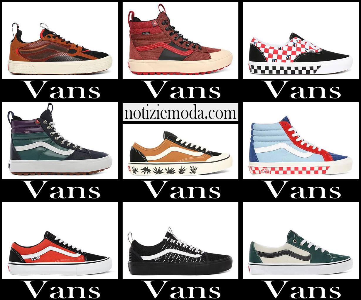 Nuovi arrivi sneakers Vans 2021 calzature moda uomo لون ترابي