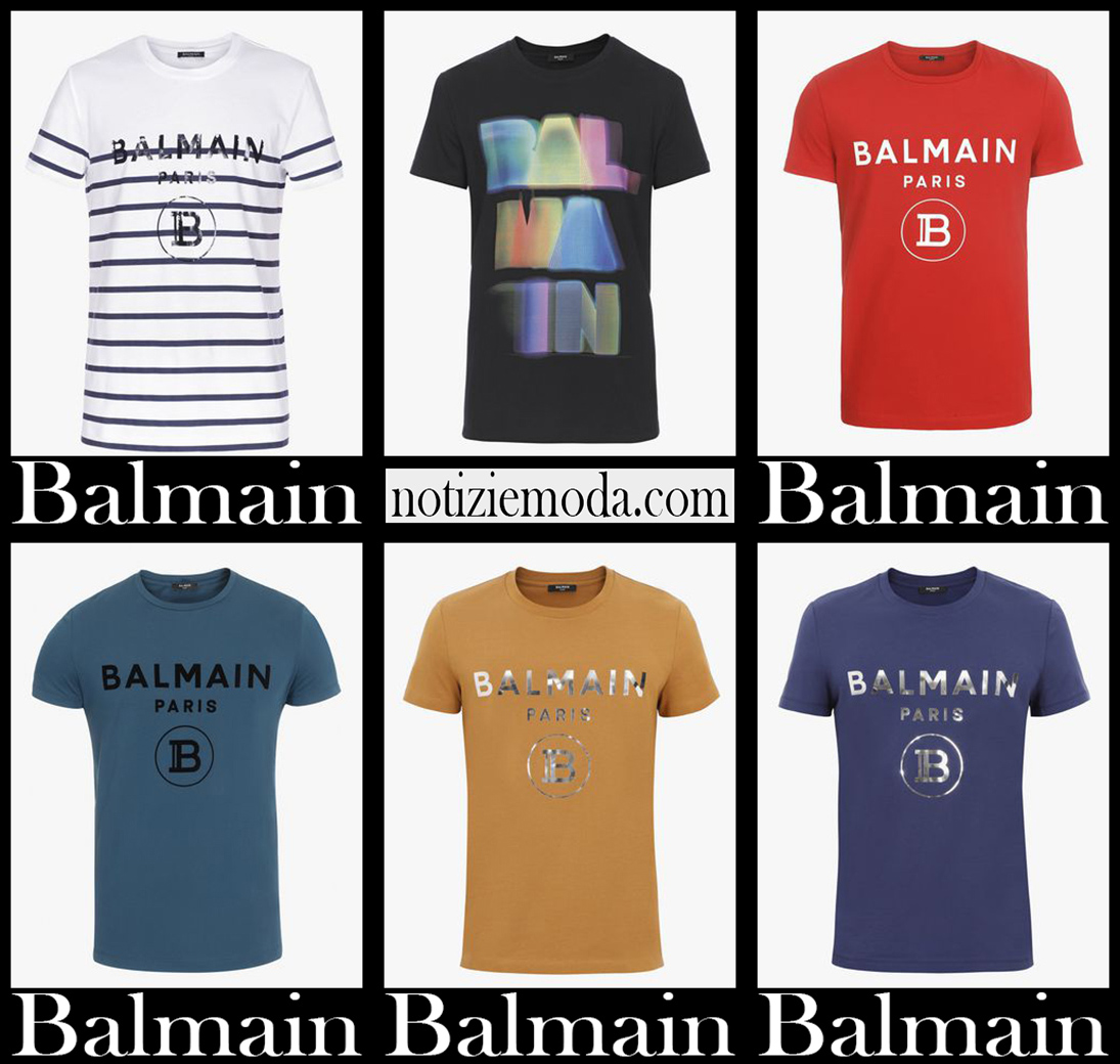 Nuovi arrivi t shirts Balmain 2021 abbigliamento uomo