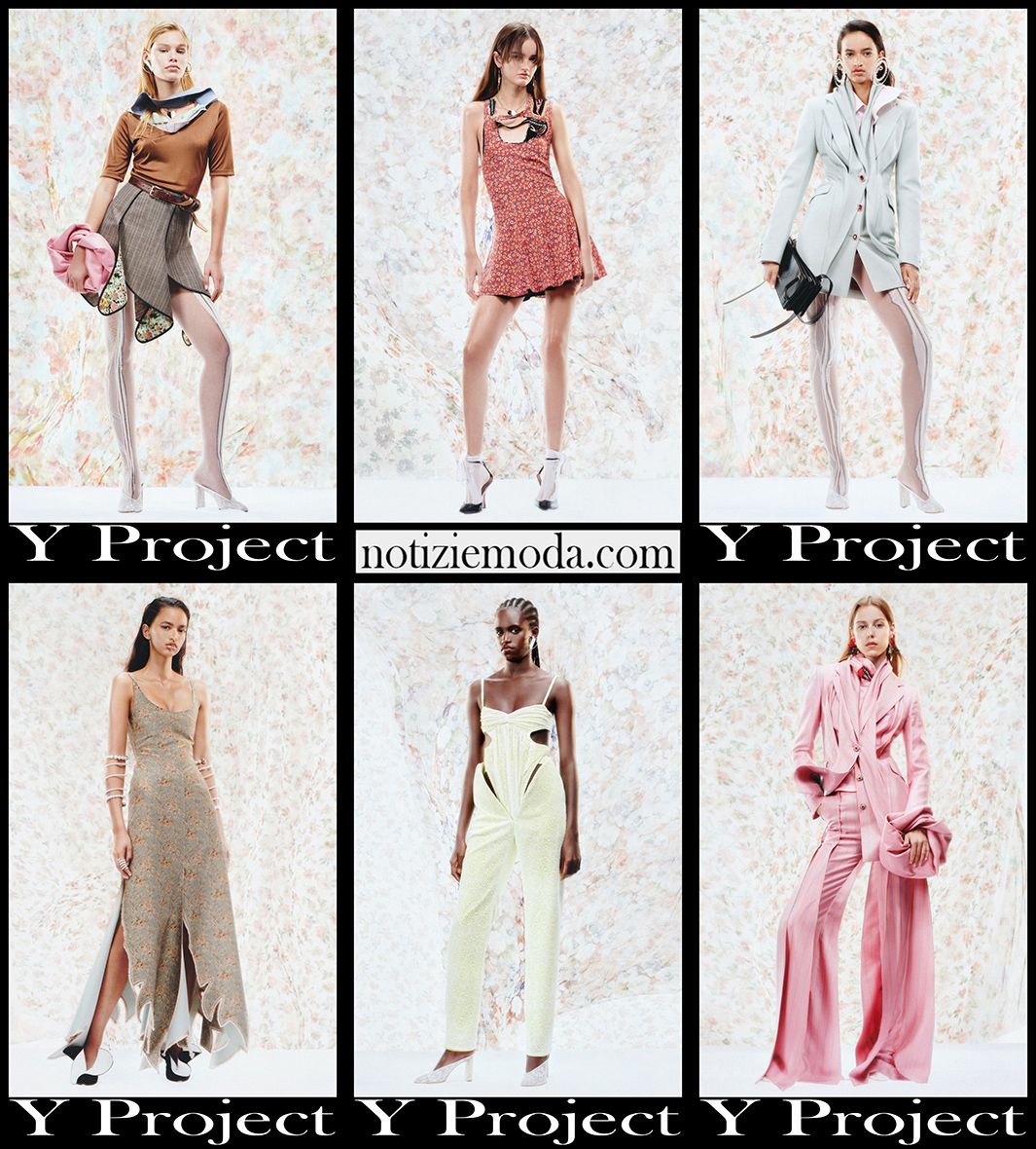 Nuovi arrivi Y Project 2021 collezione abbigliamento donna