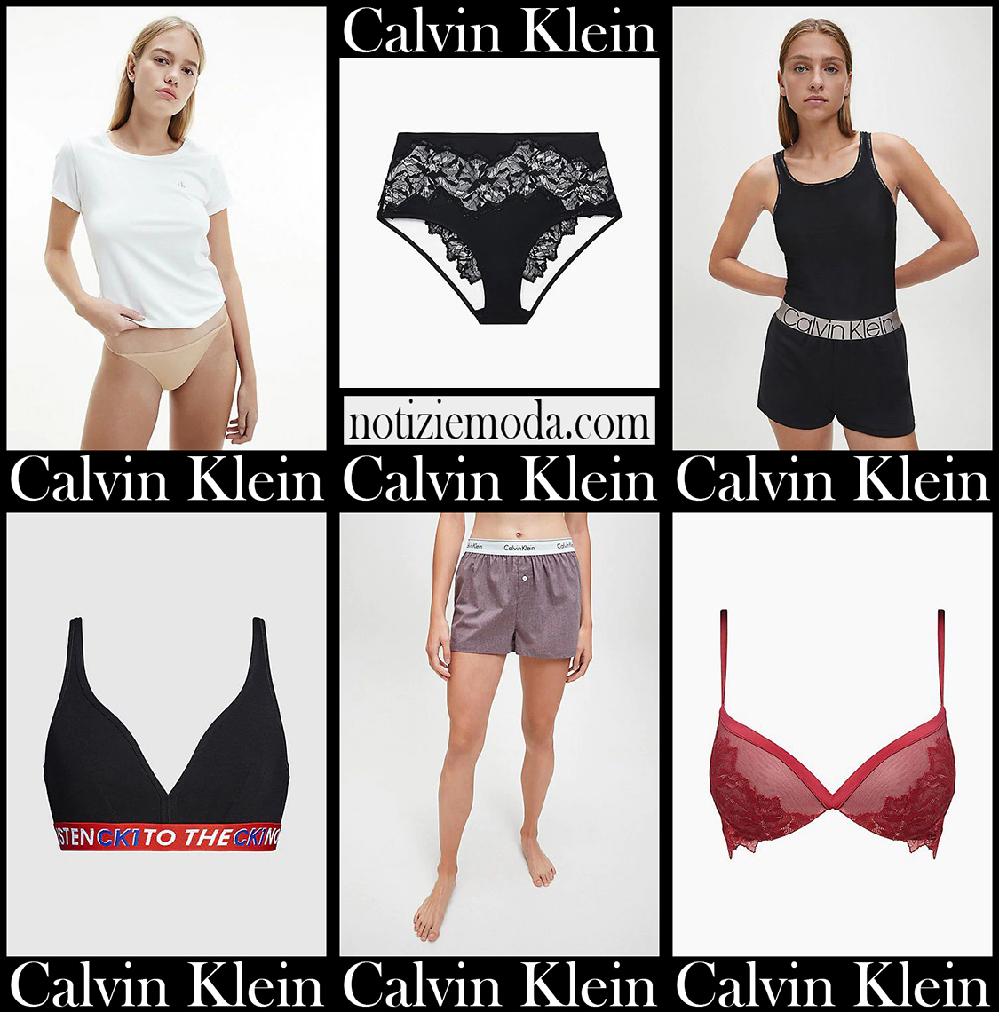 Nuovi arrivi intimo Calvin Klein 21 reggiseni e slip donna