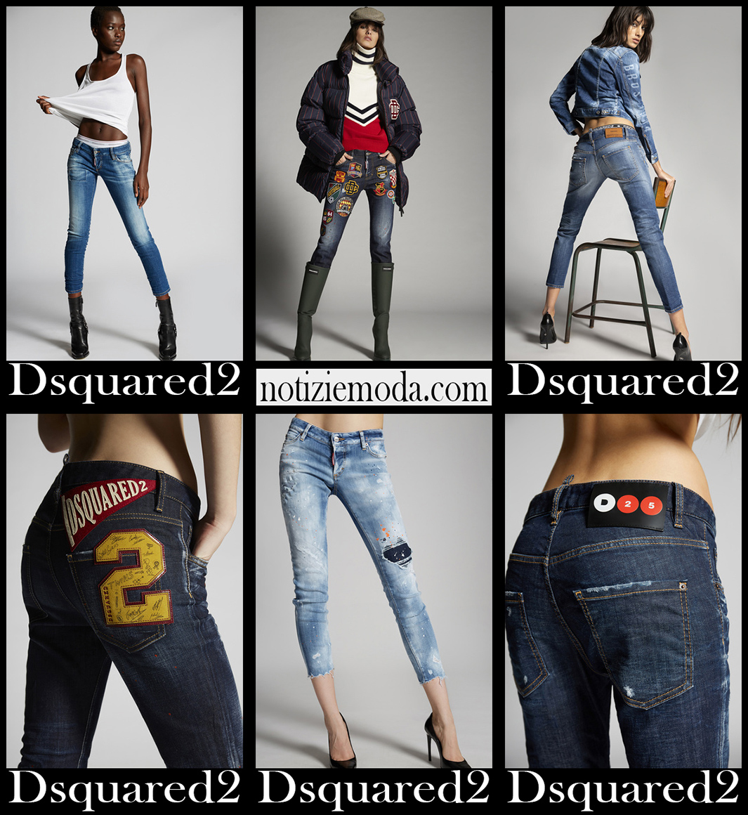 Donna Jeans da Jeans DSquared² Pantaloni jeansDSquared² in Denim di colore Neutro 