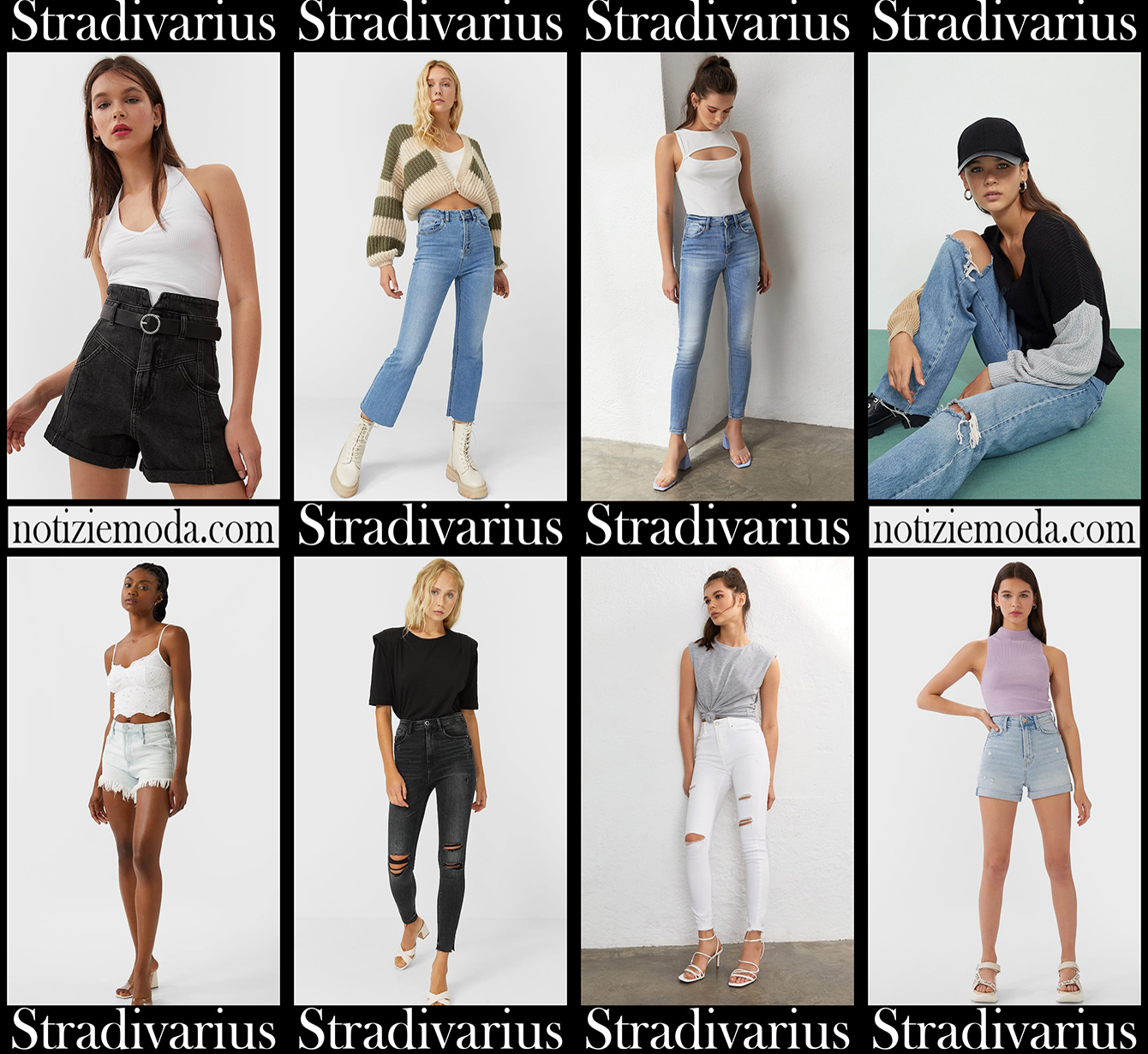 Nuovi arrivi jeans Stradivarius 2021 abbigliamento donna